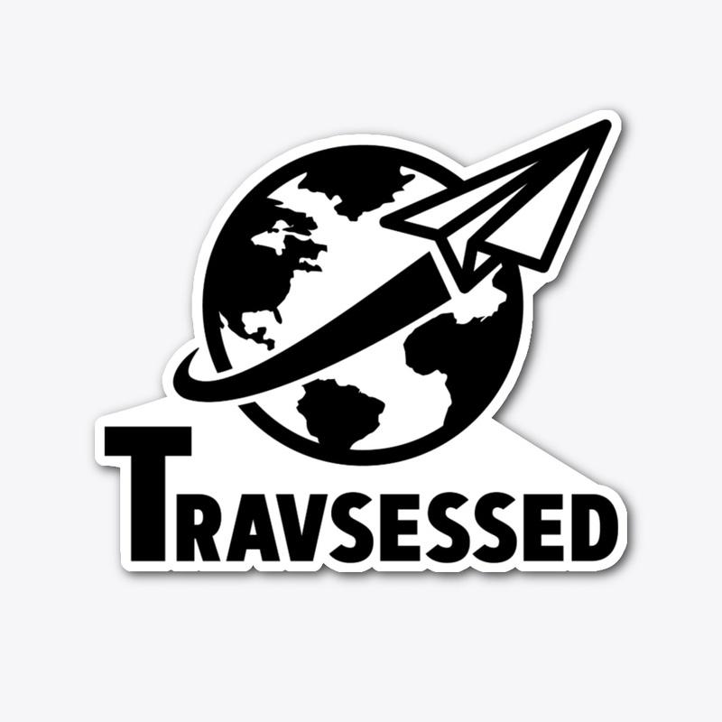 Travsessed Full Logo Suitcase Sticker